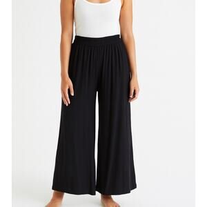 Hazel Blues women's pants wide leg pull on elastic waist pockets SZ 1XL NEW